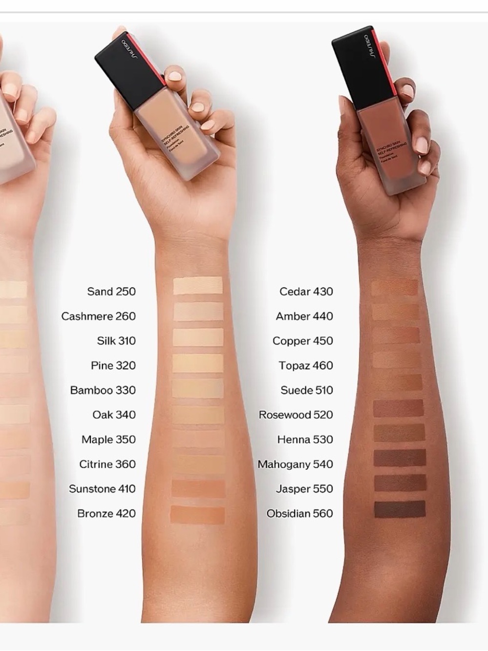 Brand NEW Shiseido Synchro Skin Self-Refreshing Foundation - Cedar spf 30 - Picture 6 of 7